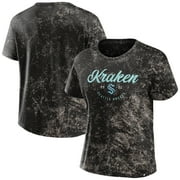 Women's Fanatics Black Seattle Kraken Breakaway T-Shirt